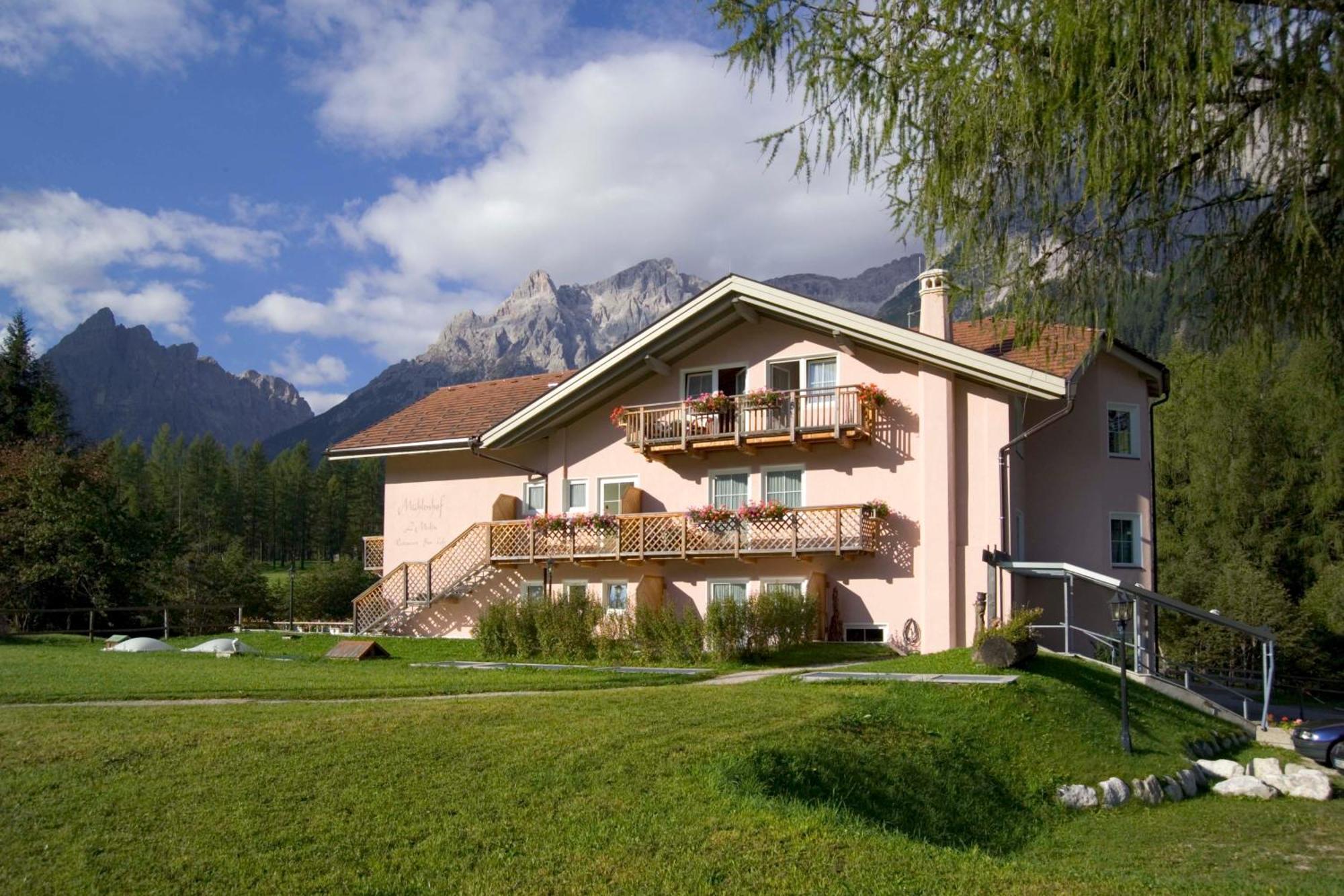 Hotel Bad Moos Dependance "Muehlenhof" Sexten Esterno foto